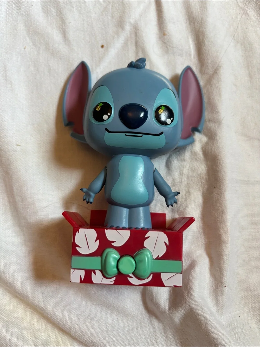 Stitch pop up toy and a stitch stuffed animal 5.5”- 7”